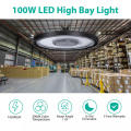 LED High Bay Light 100W IP65 avec DLC